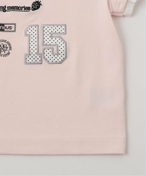 mezzo piano junior / メゾピアノジュニア Tシャツ | 予約/【接触冷感】ドットアップリケTシャツ | 詳細6