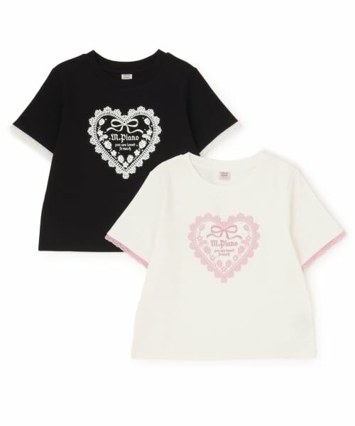 mezzo piano junior / メゾピアノジュニア Tシャツ | 予約/トリムレース半袖Tシャツ | 詳細8