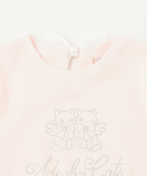 mezzo piano junior / メゾピアノジュニア Tシャツ | 予約/キラキラエンジェルキャットTシャツ | 詳細2