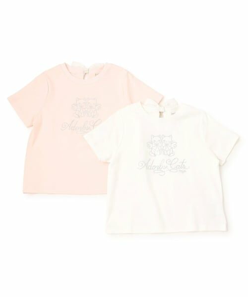 mezzo piano junior / メゾピアノジュニア Tシャツ | 予約/キラキラエンジェルキャットTシャツ | 詳細8