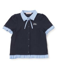 mezzo piano junior / メゾピアノジュニア Tシャツ | ドッキングレイヤードTシャツ