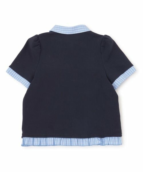 mezzo piano junior / メゾピアノジュニア Tシャツ | ドッキングレイヤードTシャツ | 詳細1