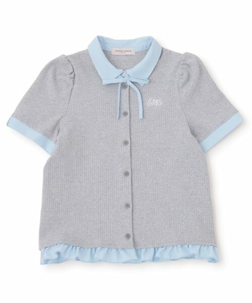 mezzo piano junior / メゾピアノジュニア Tシャツ | ドッキングレイヤードTシャツ | 詳細12