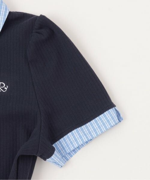 mezzo piano junior / メゾピアノジュニア Tシャツ | ドッキングレイヤードTシャツ | 詳細7