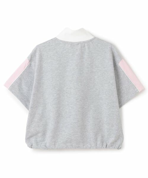 mezzo piano junior / メゾピアノジュニア Tシャツ | ハーフジップ半袖Tシャツ | 詳細1