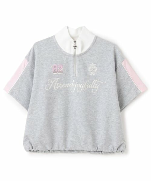 mezzo piano junior / メゾピアノジュニア Tシャツ | ハーフジップ半袖Tシャツ | 詳細10