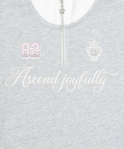 mezzo piano junior / メゾピアノジュニア Tシャツ | ハーフジップ半袖Tシャツ | 詳細3