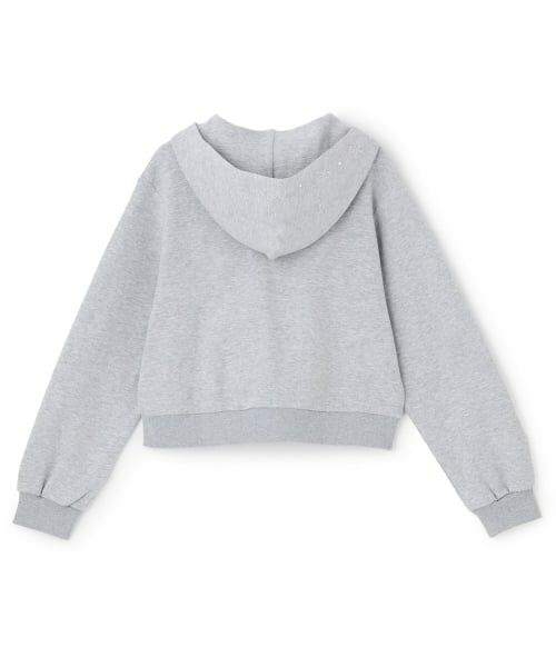 mezzo piano junior / メゾピアノジュニア パーカー | 【抗菌防臭】フードきらきらジップパーカ | 詳細1