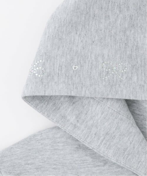 mezzo piano junior / メゾピアノジュニア パーカー | 【抗菌防臭】フードきらきらジップパーカ | 詳細3