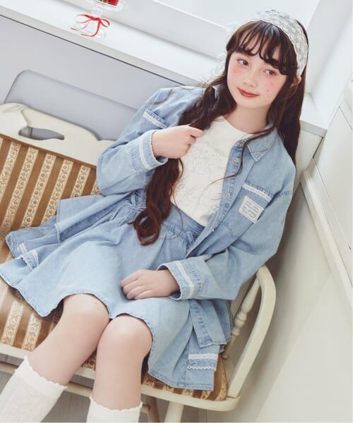 mezzo piano junior / メゾピアノジュニア シャツ・ブラウス | ライトデニムシャツ | 詳細10