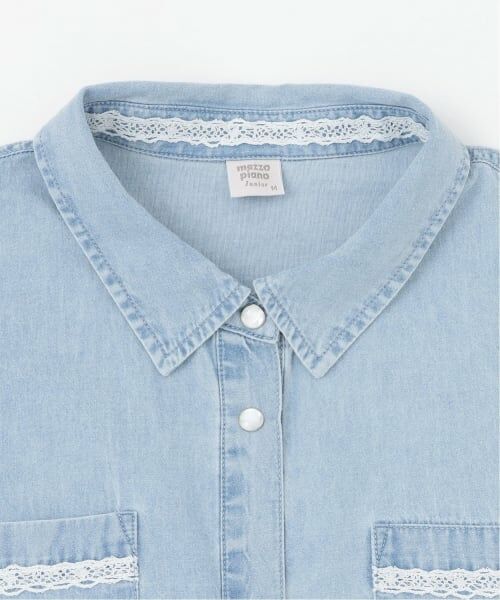 mezzo piano junior / メゾピアノジュニア シャツ・ブラウス | ライトデニムシャツ | 詳細2