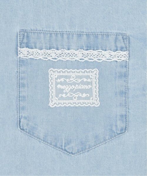 mezzo piano junior / メゾピアノジュニア シャツ・ブラウス | ライトデニムシャツ | 詳細4