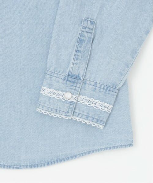 mezzo piano junior / メゾピアノジュニア シャツ・ブラウス | ライトデニムシャツ | 詳細5