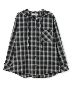 mezzo piano junior / メゾピアノジュニア シャツ・ブラウス | フード チェックシャツ