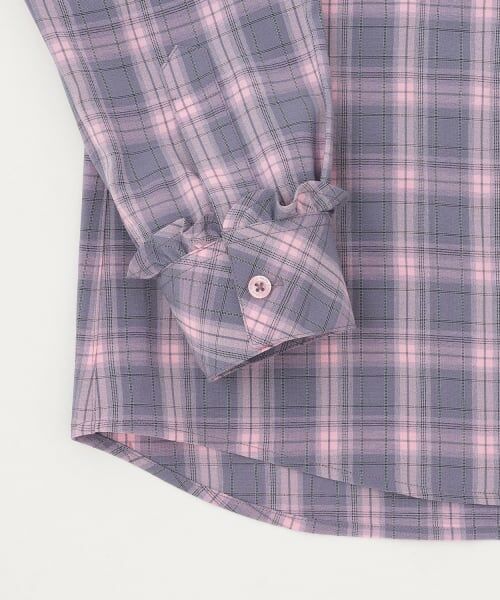 mezzo piano junior / メゾピアノジュニア シャツ・ブラウス | フード チェックシャツ | 詳細4
