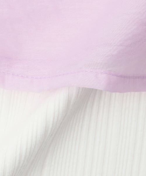mezzo piano junior / メゾピアノジュニア シャツ・ブラウス | シアーシャツ＆リブTシャツセット | 詳細13