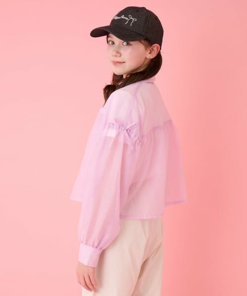 mezzo piano junior / メゾピアノジュニア シャツ・ブラウス | シアーシャツ＆リブTシャツセット | 詳細18