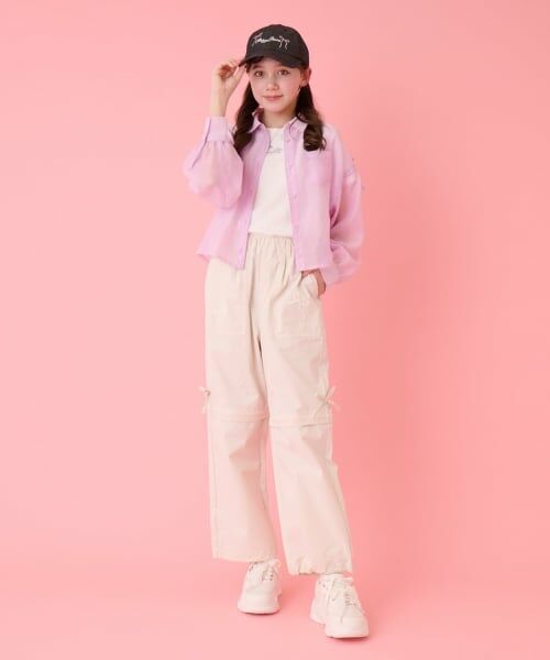 mezzo piano junior / メゾピアノジュニア シャツ・ブラウス | シアーシャツ＆リブTシャツセット | 詳細20