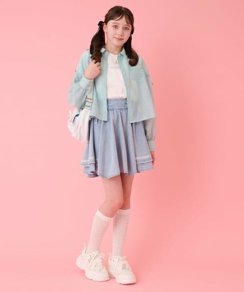 mezzo piano junior / メゾピアノジュニア シャツ・ブラウス | シアーシャツ＆リブTシャツセット | 詳細21