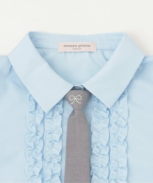 mezzo piano junior / メゾピアノジュニア シャツ・ブラウス | ネクタイつきフリルブラウス | 詳細2