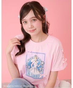 mezzo piano junior / メゾピアノジュニア Tシャツ | 【WICKED】レースアップリボンアソートTシャツ