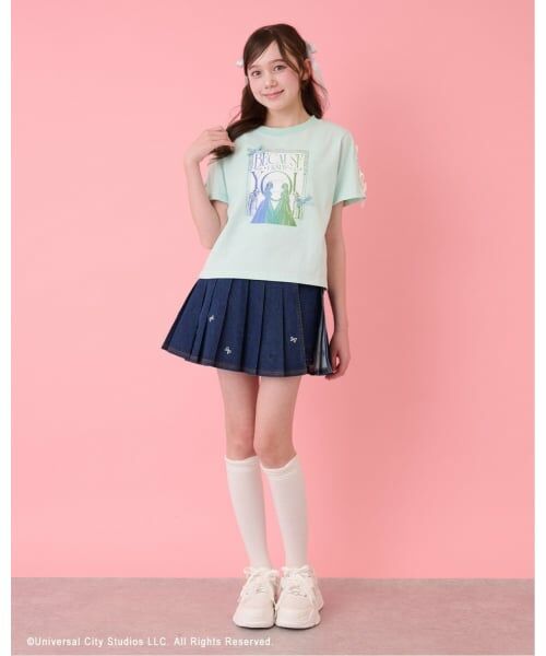 mezzo piano junior / メゾピアノジュニア Tシャツ | 【WICKED】レースアップリボンアソートTシャツ | 詳細14