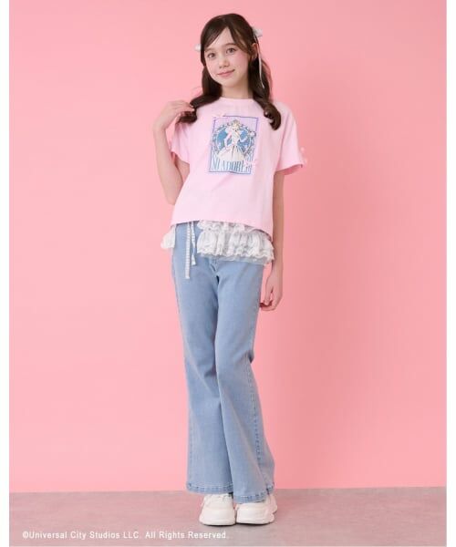 mezzo piano junior / メゾピアノジュニア Tシャツ | 【WICKED】レースアップリボンアソートTシャツ | 詳細15