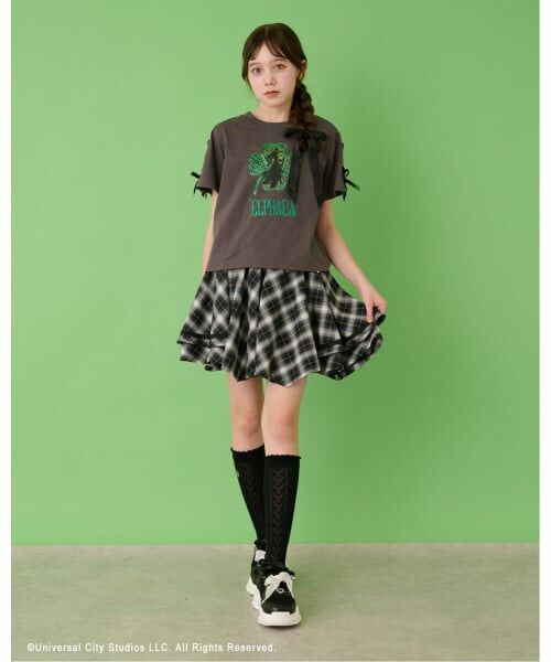 mezzo piano junior / メゾピアノジュニア Tシャツ | 【WICKED】レースアップリボンアソートTシャツ | 詳細17