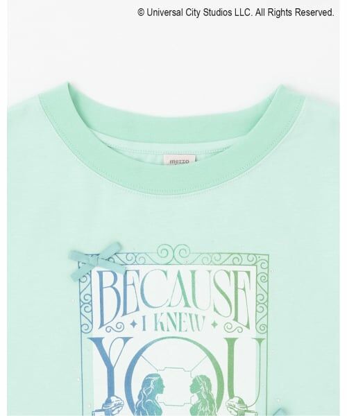 mezzo piano junior / メゾピアノジュニア Tシャツ | 【WICKED】レースアップリボンアソートTシャツ | 詳細2