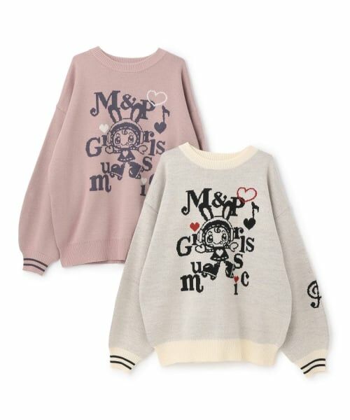 mezzo piano junior / メゾピアノジュニア ニット・セーター | 【WEB限定】復刻♪musicベリエちゃんジャカードニット | 詳細7