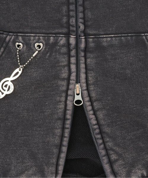 mezzo piano junior / メゾピアノジュニア パーカー | 【WEB限定】復刻♪ひょう柄ベリエちゃんフェイクファーフーディジップパーカ | 詳細7