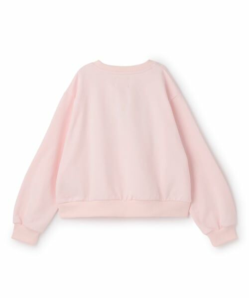 mezzo piano junior / メゾピアノジュニア スウェット | 25th anniversary キラキラロゴトレーナー | 詳細1