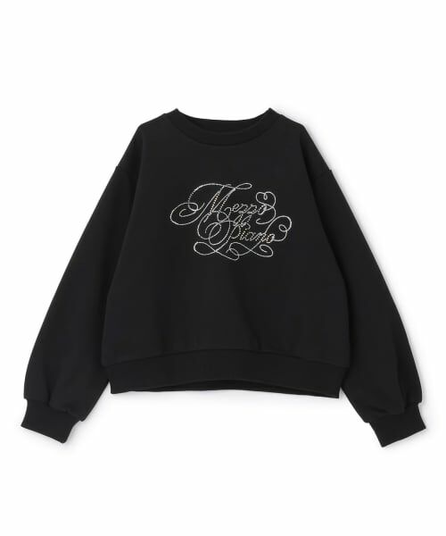 mezzo piano junior / メゾピアノジュニア スウェット | 25th anniversary キラキラロゴトレーナー | 詳細10