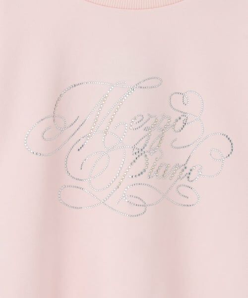 mezzo piano junior / メゾピアノジュニア スウェット | 25th anniversary キラキラロゴトレーナー | 詳細3