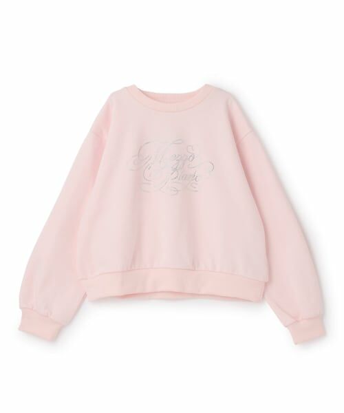 mezzo piano junior / メゾピアノジュニア スウェット | 25th anniversary キラキラロゴトレーナー | 詳細9