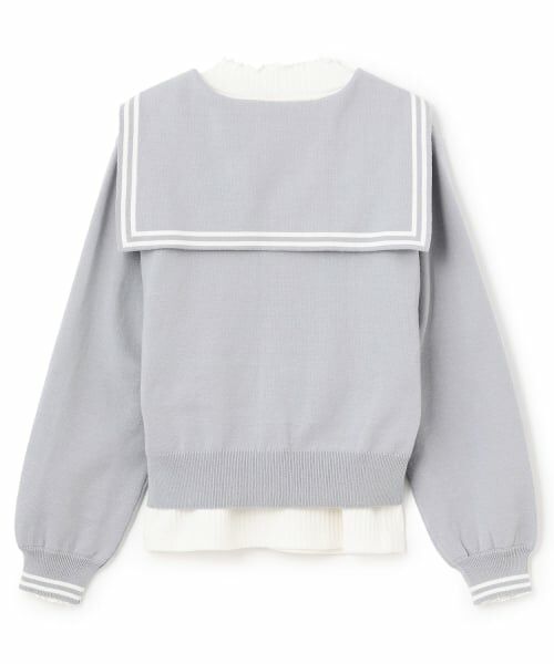 mezzo piano junior / メゾピアノジュニア カーディガン・ボレロ | セーラーカーディガン＆ハイネックTシャツセット | 詳細1