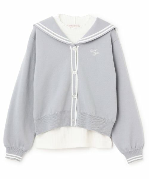 mezzo piano junior / メゾピアノジュニア カーディガン・ボレロ | セーラーカーディガン＆ハイネックTシャツセット | 詳細13