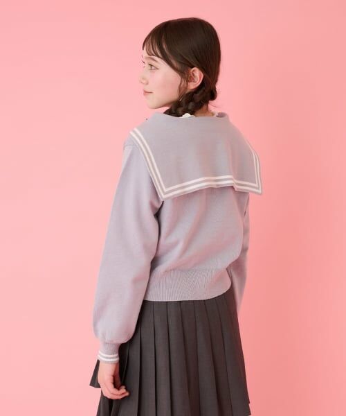 mezzo piano junior / メゾピアノジュニア カーディガン・ボレロ | セーラーカーディガン＆ハイネックTシャツセット | 詳細16