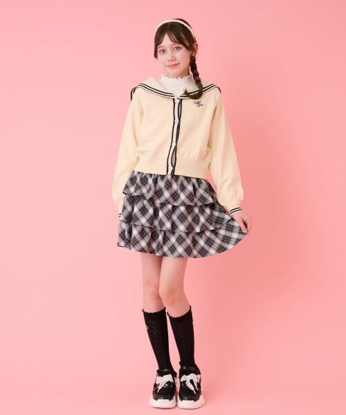 mezzo piano junior / メゾピアノジュニア カーディガン・ボレロ | セーラーカーディガン＆ハイネックTシャツセット | 詳細17