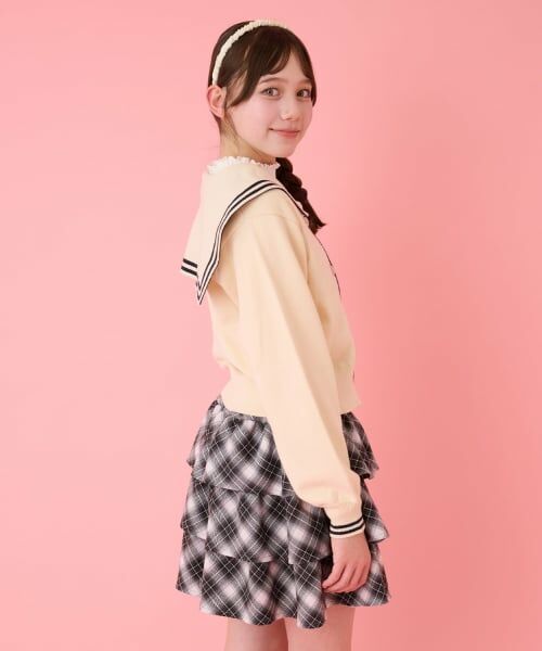 mezzo piano junior / メゾピアノジュニア カーディガン・ボレロ | セーラーカーディガン＆ハイネックTシャツセット | 詳細18