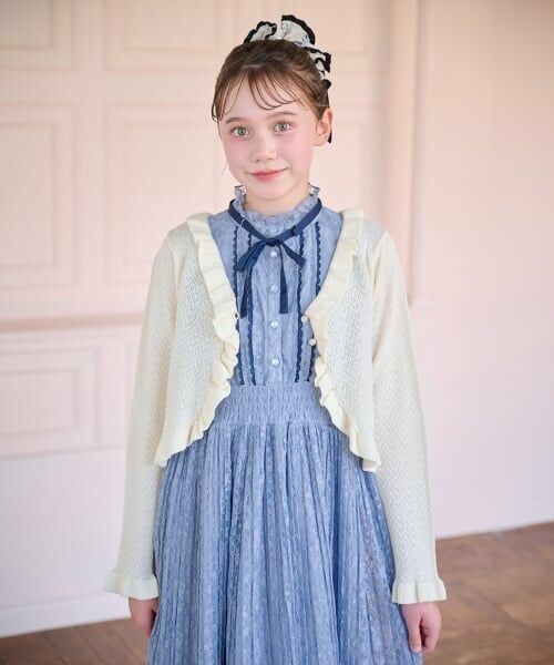 mezzo piano junior / メゾピアノジュニア ミニ丈・ひざ丈ワンピース | 【大好評につき再入荷】アソート生地プリーツワンピース♪ | 詳細15