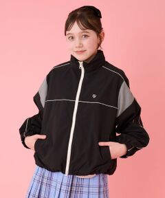 mezzo piano junior / メゾピアノジュニア ブルゾン | 【撥水】2WAY切り替えジャケット