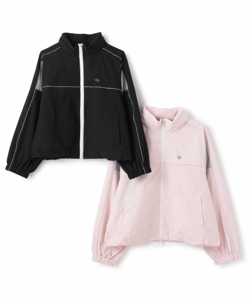 mezzo piano junior / メゾピアノジュニア ブルゾン | 【撥水】2WAY切り替えジャケット | 詳細11