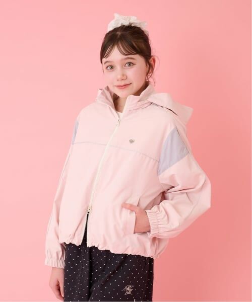 mezzo piano junior / メゾピアノジュニア ブルゾン | 【撥水】2WAY切り替えジャケット | 詳細16