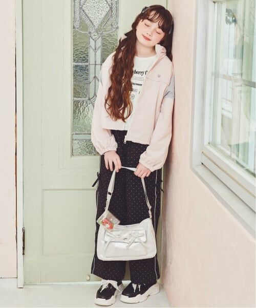 mezzo piano junior / メゾピアノジュニア ブルゾン | 【撥水】2WAY切り替えジャケット | 詳細18