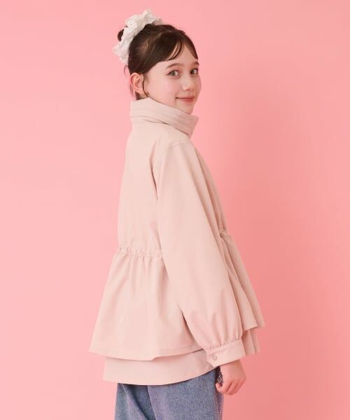 mezzo piano junior / メゾピアノジュニア ブルゾン | 【撥水】2WAYマウンテンパーカ | 詳細14