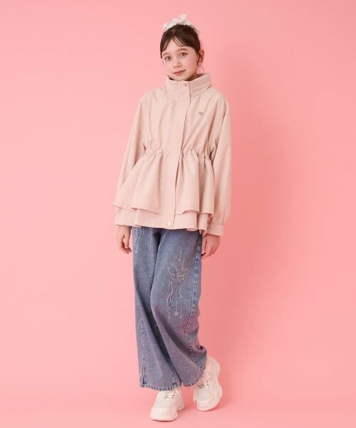 mezzo piano junior / メゾピアノジュニア ブルゾン | 【撥水】2WAYマウンテンパーカ | 詳細16