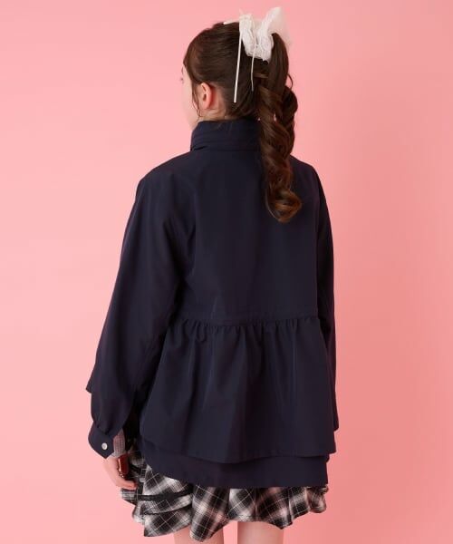 mezzo piano junior / メゾピアノジュニア ブルゾン | 【撥水】2WAYマウンテンパーカ | 詳細18