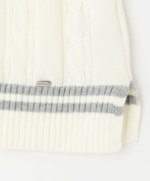 mezzo piano junior / メゾピアノジュニア ミニ丈・ひざ丈ワンピース | ニットベスト＆シャツワンピースセット | 詳細4