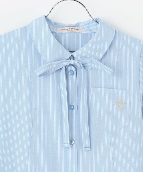 mezzo piano junior / メゾピアノジュニア ミニ丈・ひざ丈ワンピース | ニットベスト＆シャツワンピースセット | 詳細5